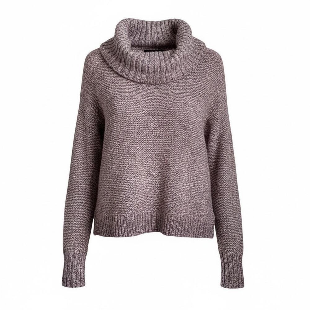 American Eagle Ombre Cowl Neck Sweater XS Oversized Burgundy Purple Goth Prep